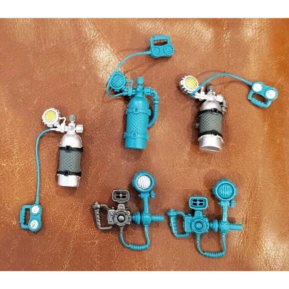 Underwater Scuba Gear Oxygen Tanks Cameras Toy Replacement Chap Mei - Picture 1 of 4